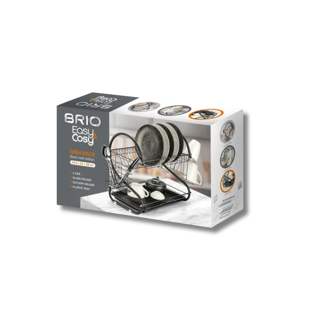 Brio Easy & Cosy – Двуетажен S-образен сушилник за съдове