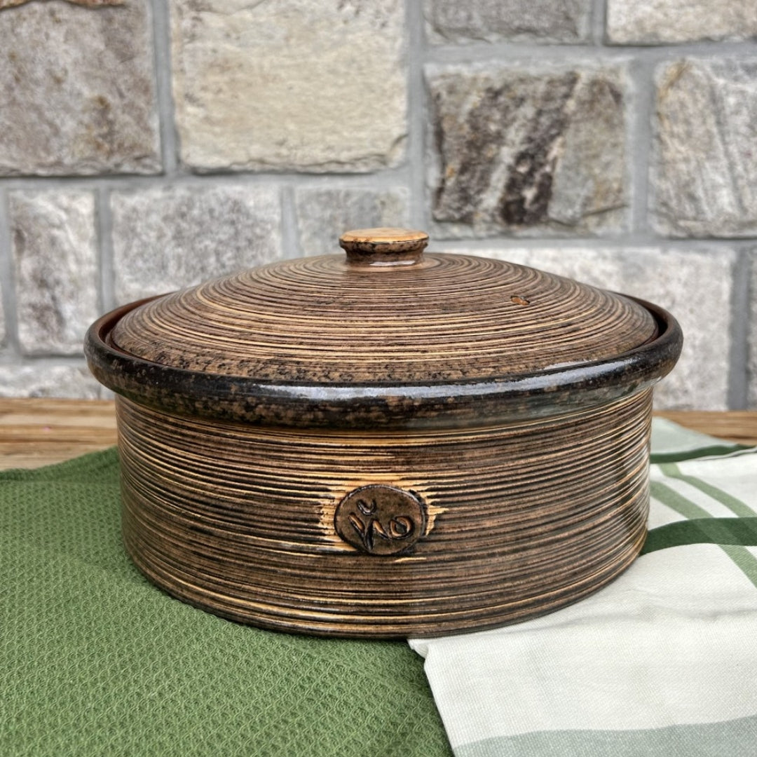 Керамична тава с капак 2.2 л. - три цвята
