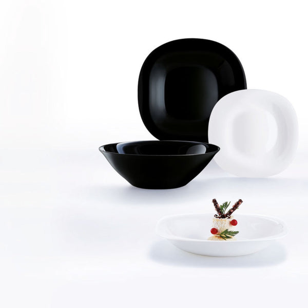 Luminarc - Сервиз за хранене "Carine" Black and White – 19 части