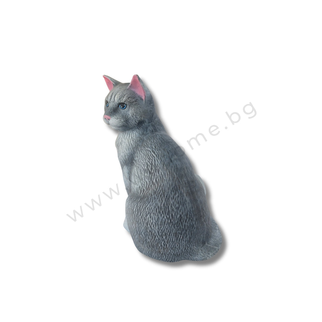 Керамична градинска фигура „Котка“