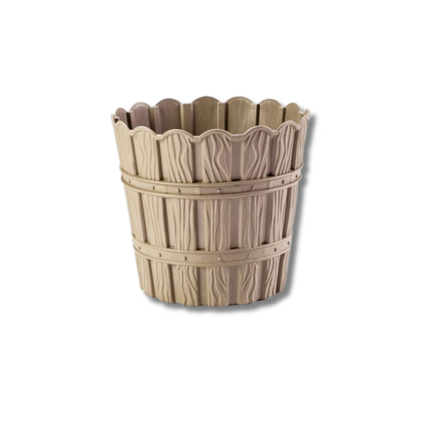 Пластмасова саксия Bamboo Violet с вътрешна подложка – (3 - 10 л.)