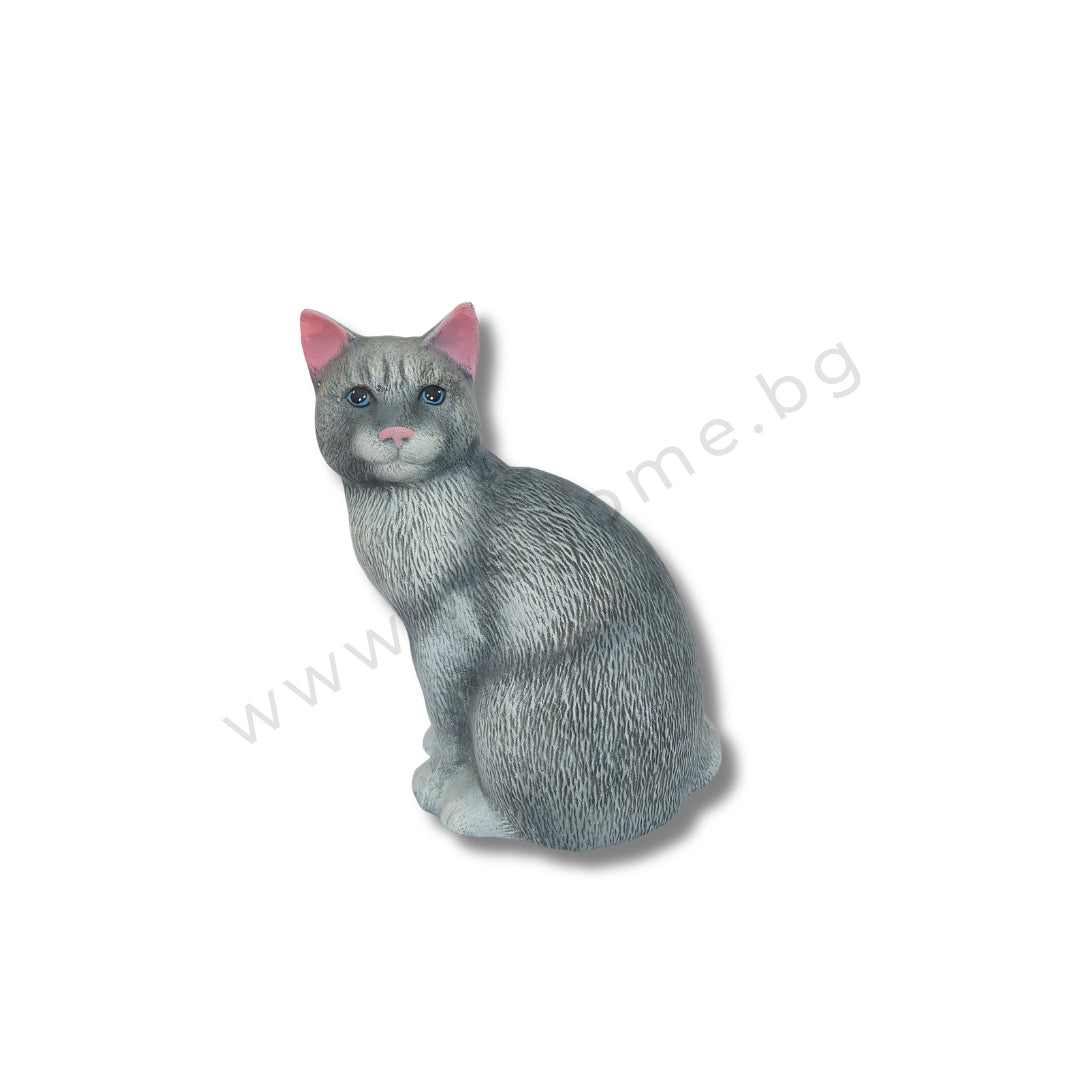 Керамична градинска фигура „Котка“