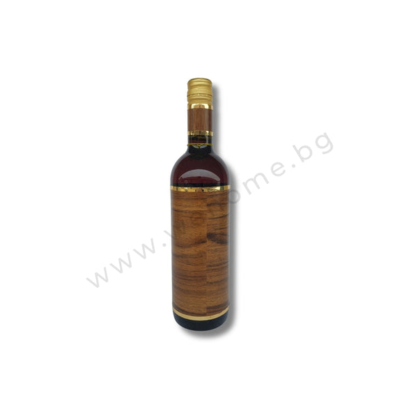 Декорирана бутилка вино „Честит юбилей“
