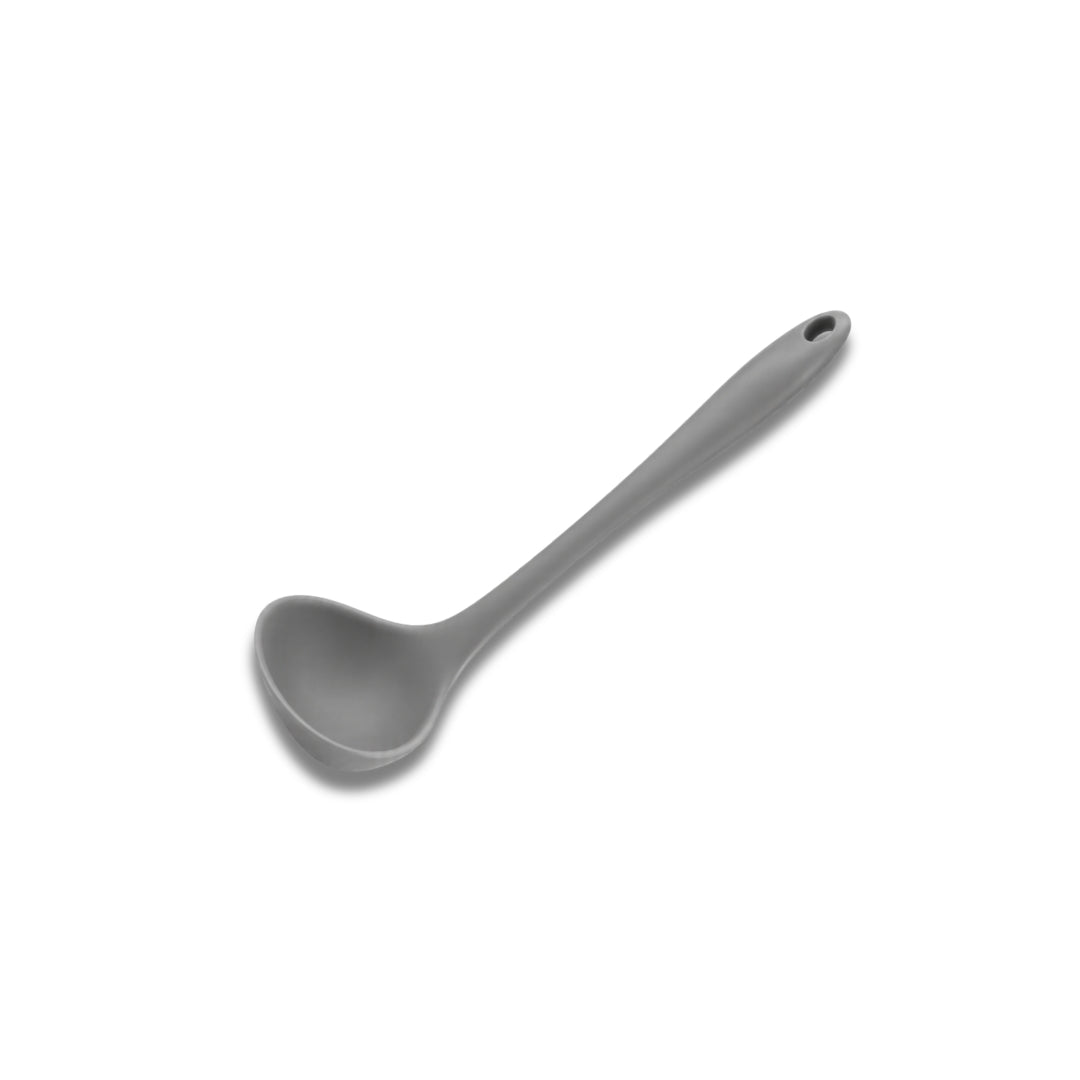 Horecano – Сив силиконов кухненски черпак Ø8,5 × 29 см