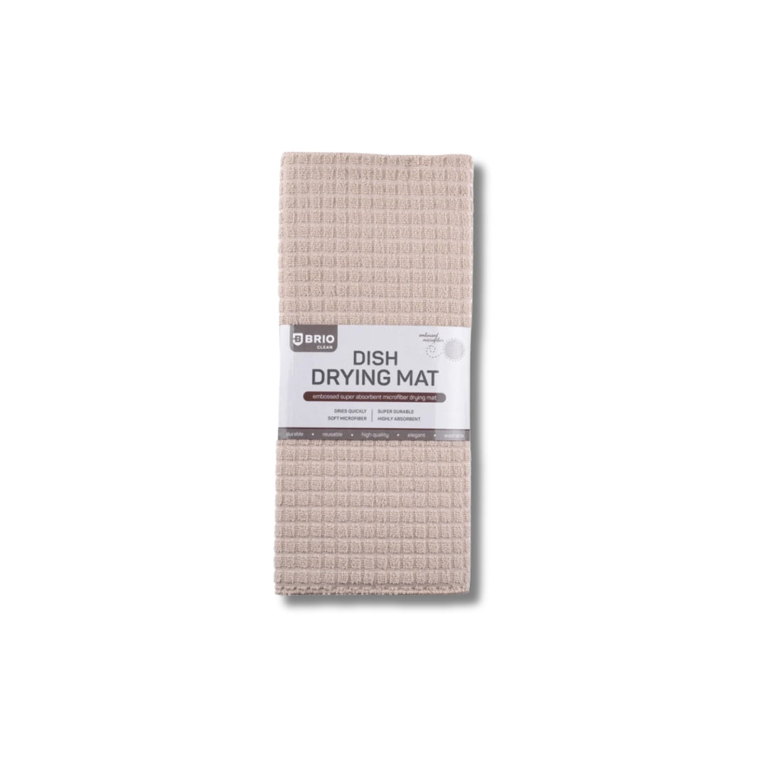 Brio Clean – Микрофибърна подложка за сушене на съдове 51 × 38 см