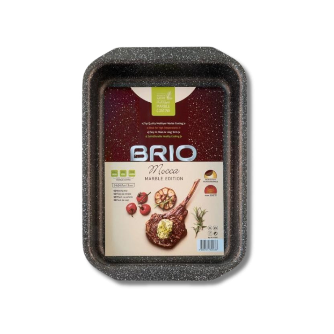 Brio Mocca Marble Edition – Правоъгълна тава с незалепващо покритие 35,5 х 24,8 см